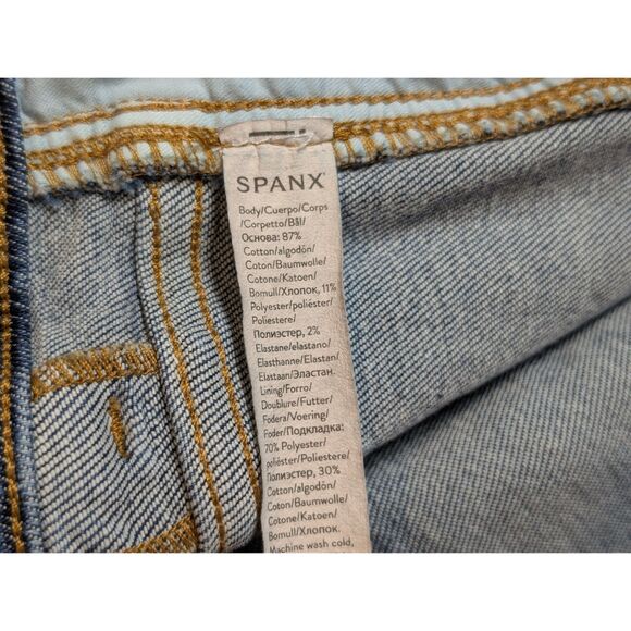 SPANX Flared Patch Pocket Pull On Jeans Women's Size 1X/XL - Picture 12 of 13